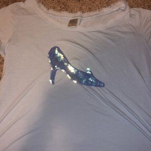 Cinderella Shoe Short Sleeve Tee